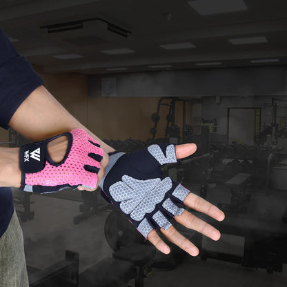 WESTWOOD FOX Weight Lifting Gloves for Men Women Gym Gloves with Wrist Wrap Support for Workout Training Exercise Fitness Hanging, Pull ups for Dumbbell, Cycling