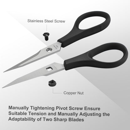 PAFASON Stainless Steel Embroidery Quilting Sewing Knitting Crafts Thread Scissor With Safety Cover