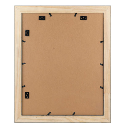 Golden State Art, 16x20 Picture Frame - Displays 11x14 Photo with Mat or 16x20 Without Mat, Wide Moulding Solid Wood Frame for Wall Display, Black