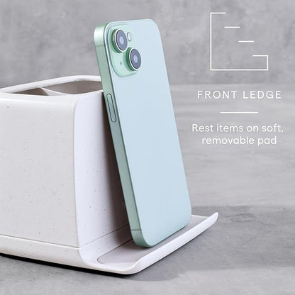 YouCopia The Ledge Toothbrush Holder, Bathroom Vanity Counter Organizer