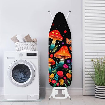 GLENLCWE Red Mushroom Ironing Board Cover