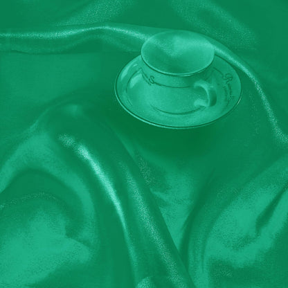 Manyshofu Green Organza Fabric by The Yard - 60 Inch Wide, 10 Yard Soft Sheer Fabric Silky Organza Tulle Fabrics Chiffon Fabrics for DIY Wedding Dress Bridal Decorations Fashion Craft