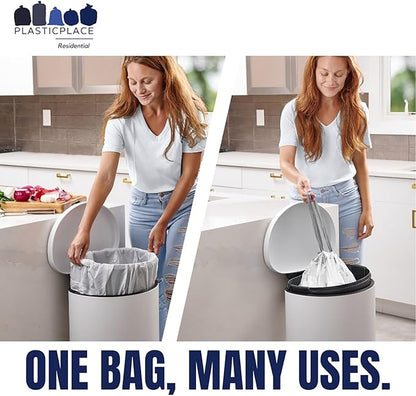 Plasticplace Custom Fit Trash Bags, Compatible