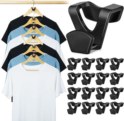 Smartor Clothes Hanger Connector Hooks 60 Pack, Closet Storage and Organization