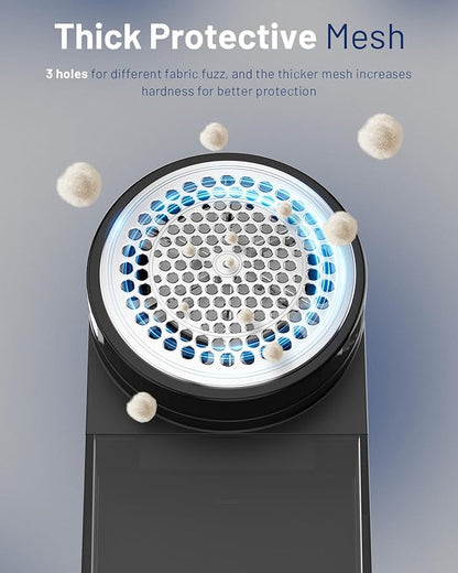 BEAUTURAL Fabric Shaver, Rechargeable Lint Remover, Electric Portable Sweater