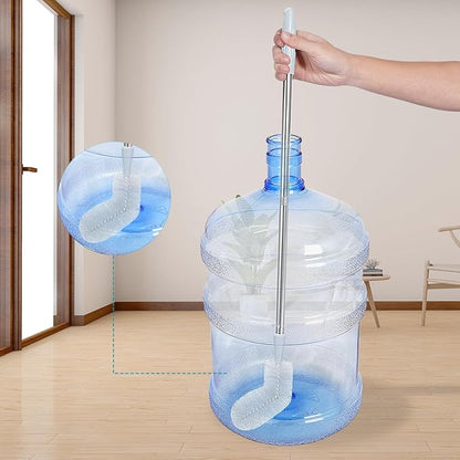 3 Gallon and 5 Gallon Water jug Cleaning Brush, Extra Long Water Bottle Carboy