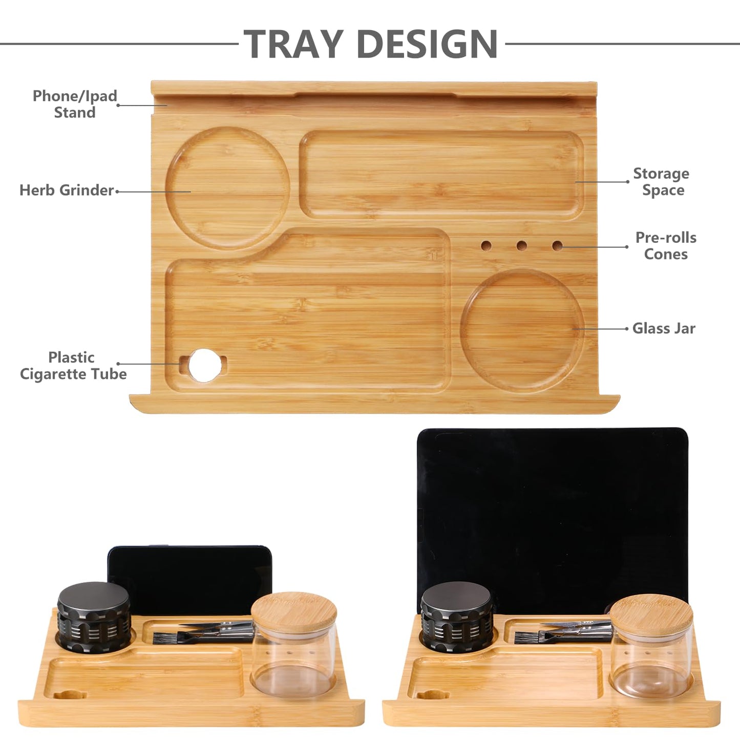 BAWADE Wooden Storage Box with Lock – Lockable Wooden Box with Lid for Personal Items & Keepsake – Discreet Wooden Storage Box