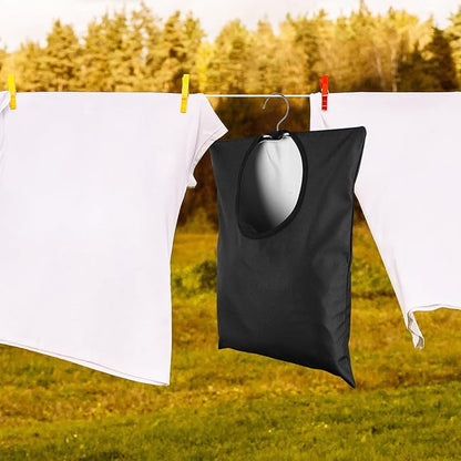2 Pcs Clothes Pin Hanging Bag
