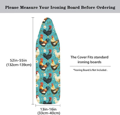 Rooster Ironing Board Covers Fits Standard Sizes Ironing Board Protector