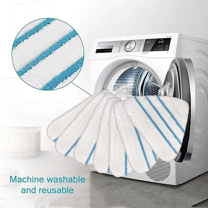 8 Pack Reusable Mop Pads Compatible