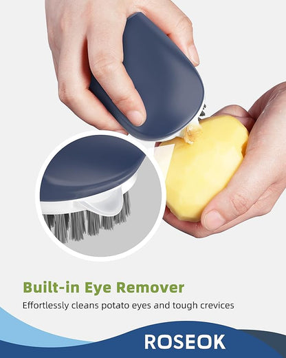 Potato Scrubber and Veggie Brush, Self-Standing Kitchen Brush