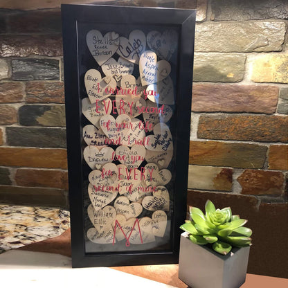 Wood Heart Cutouts, 200 PCS 3.15 Inch Unfinished Wooden Hearts for Guest Book for DIY Crafts, Wedding Decor, and Valentine's Day Ornaments