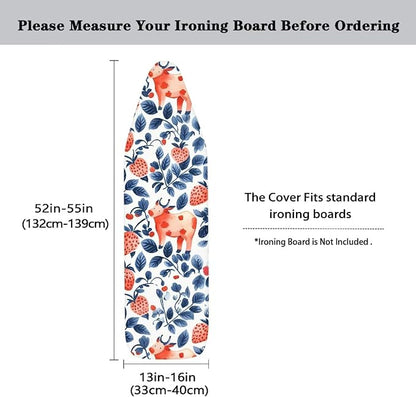 Iron Board Cover with Elastic Standard Size Ironing Board Cover with Elastic