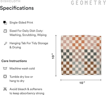 GEOMETRY Kitchen Dish Cloths