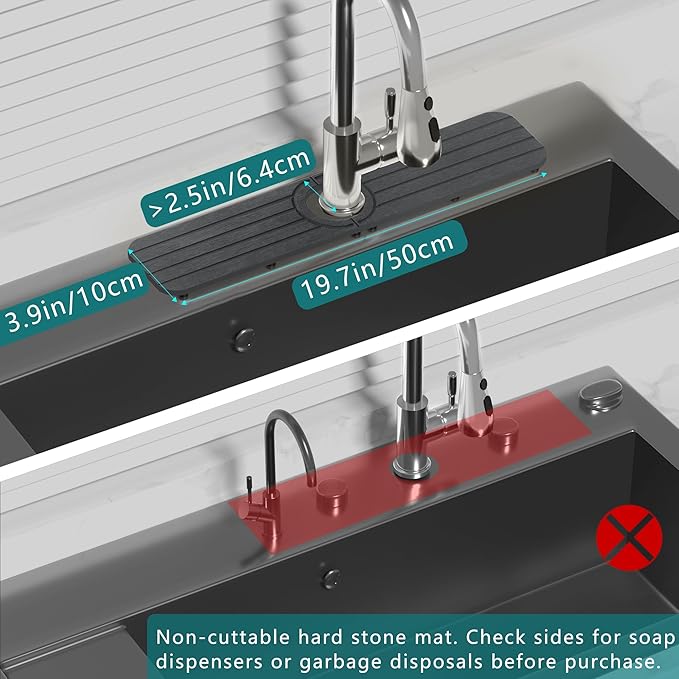 Faucet Mat for Kitchen Sink