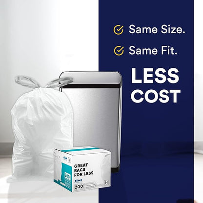 Plasticplace Custom Fit Trash Bags, Compatible
