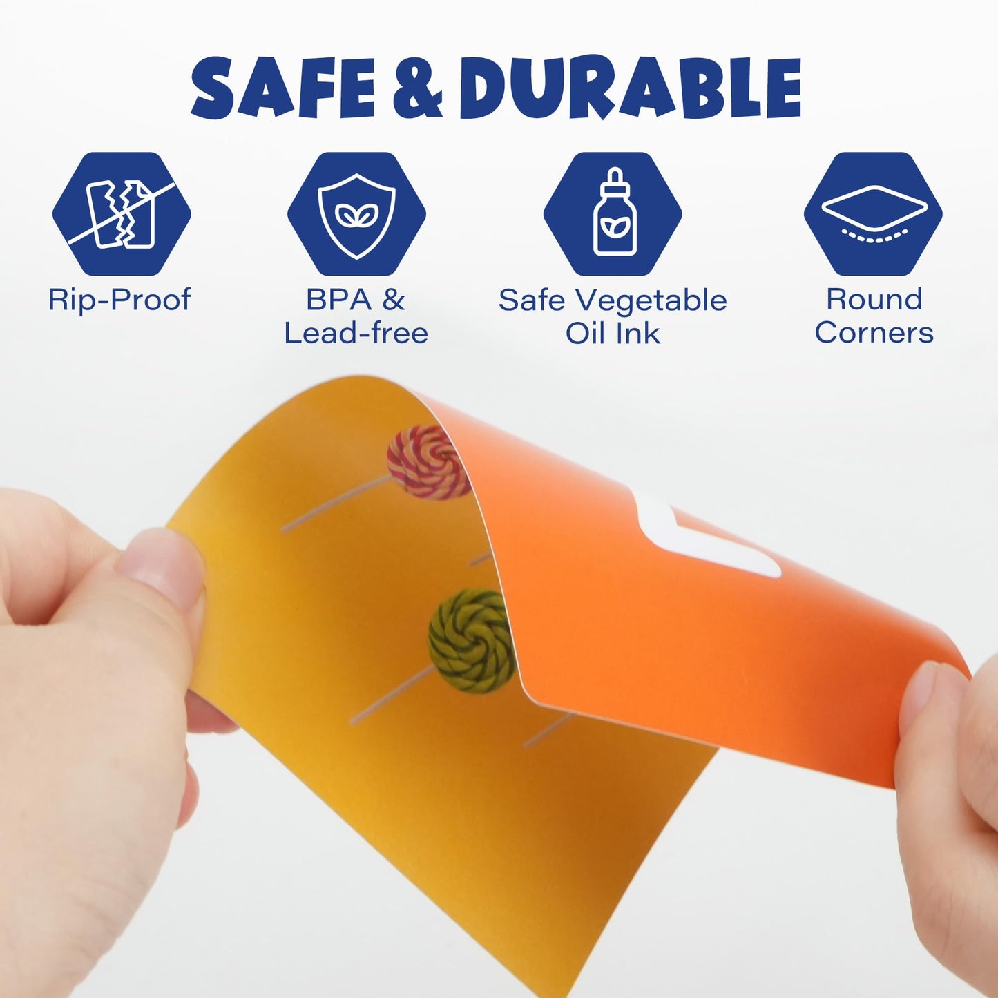 BenBen Flash Cards for Toddlers 1-3, Rip Proof & Waterproof, 84 Double-Sided Educational Flashcards, Alphabet, Number, Animal, Shape, Color, Objects Learning Cards for Kids Age 1 2 3 4
