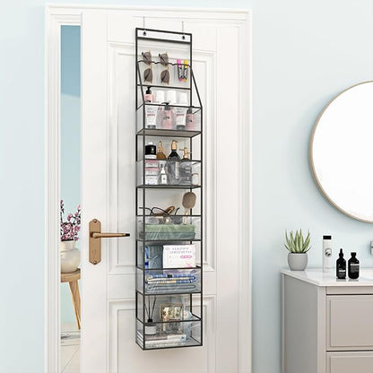 Fixwal 6-Shelf Over The Door Hanging Pantry Organizer Hanging Storage