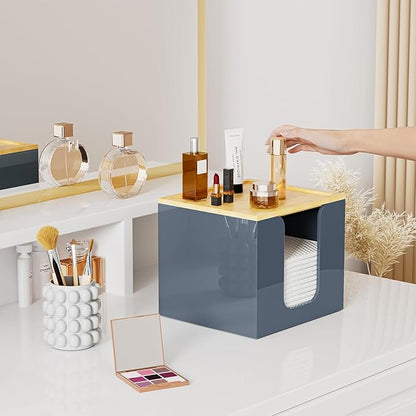 VITVITI Disposable Face Towel Holder Box, Acrylic Facial Towel Container