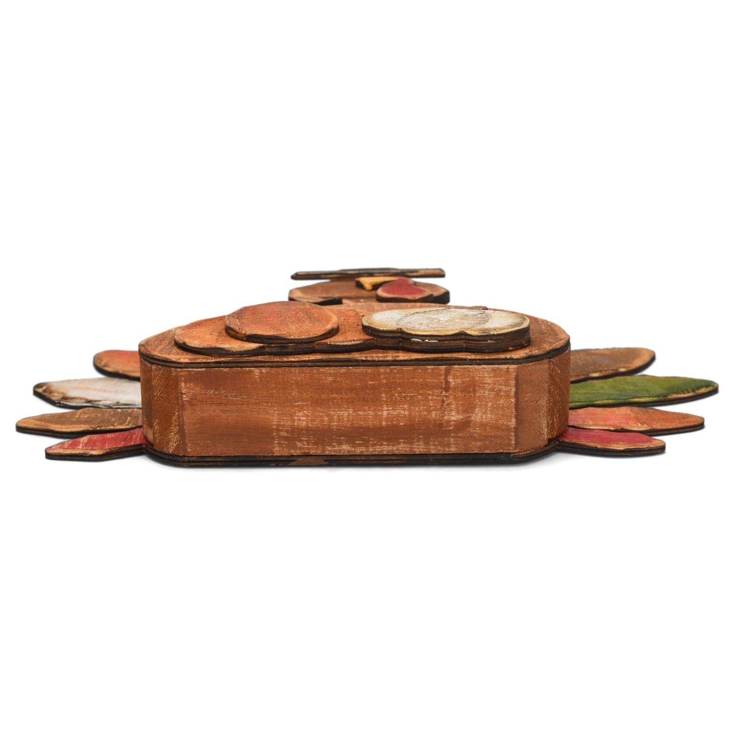 Transpac Rustic Distressed Brown Turkey 12.5 x 14 Wood Decorative Tabletop Figurine