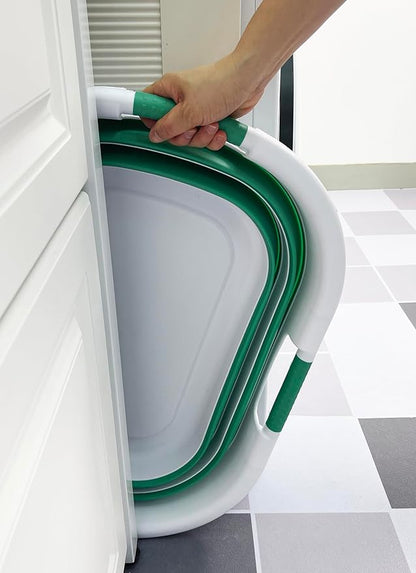 SAMMART 40L Set of 2 Collapsible Plastic Laundry Hamper