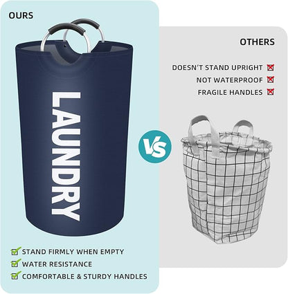 StorageRight 75L Large Laundry Basket, Laundry Hamper, Dirty Clothes Hamper