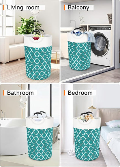 Large Laundry Basket Laundry Hamper Bag Washing Bin Clothes Bag Collapsible Tall