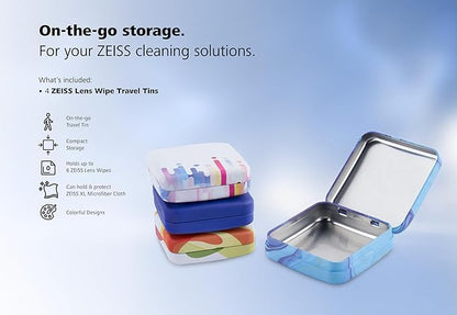 ZEISS Lens Cleaning Accessory Tin Box Containers