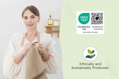 Organic Cotton Beige Flour Sack Towels