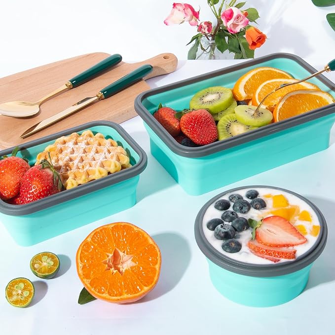 Sudaya 16 Pack Collapsible Food Storage Containers