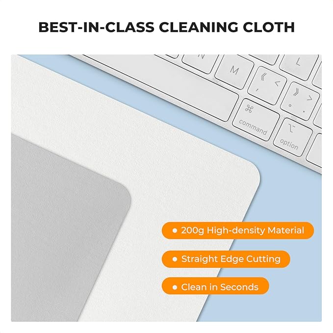 K&F CONCEPT 2 Pack Lens Cleaning Cloth | Microfiber Cleaning Cloth | Glasses