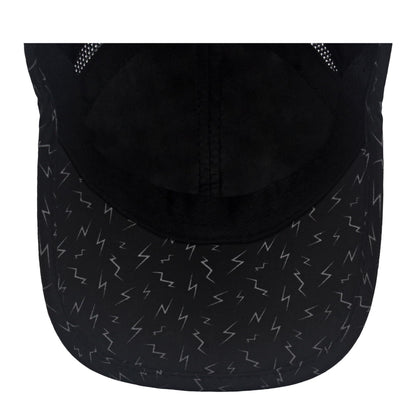 Sprints Race Day Performance Reflective Running Cap | The Lightweight, Quick Dry, Sport Hat, One Size, Unisex (US, Alpha, One Size, Nocturnal Not So Neon Flash Reflective)