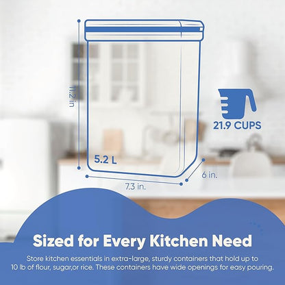 Chef's Path Large Airtight Food Storage Containers