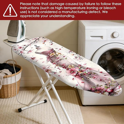 Nuxovilar Ironing Board Cover Needle Cotton 15x54 Inches | Ironing Board Cover