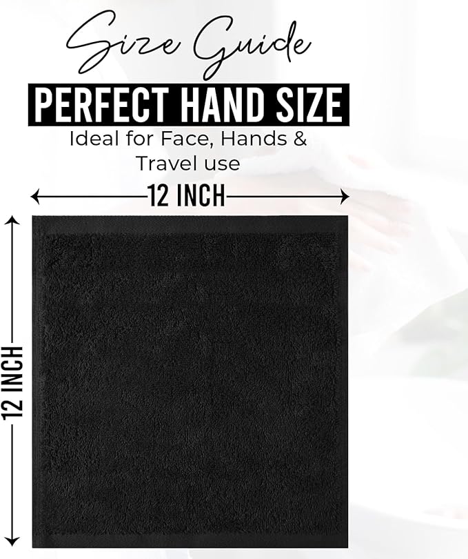 DAN RIVER 12 Pack Wash Cloths for Showering