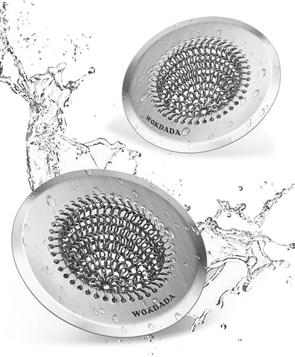 Sink Drain Strainer, Reversible Easy Clean Mesh Sink Strainer