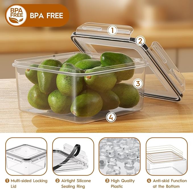 44 PCS Food Storage Containers