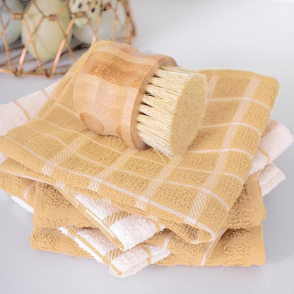 Ritz Premium 100% Cotton Terry Check Kitchen Dish Cloths