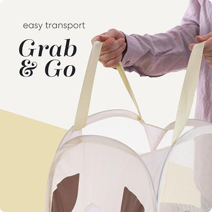 Handy Laundry Collapsible Mesh Pop-Up Hamper
