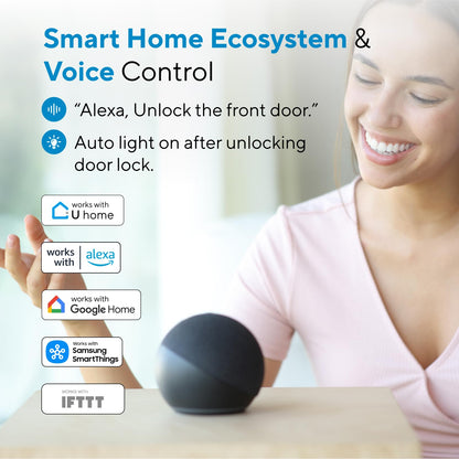 ULTRALOQ Bolt NFC WiFi Smart Lock, Keyless Entry Deadbolt with iPhone/Android Tap, App Remote Control, Keypad, Works with Apple Home, Siri, Alexa, BHMA Certified, Easy Install, 10 Mo. Battery