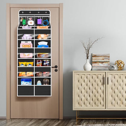 Univivi 5-Shelf Over Door Hanging Organizer Fabric Door Storage