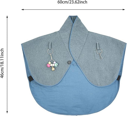 Parrot Anti-Scratch Bird Poop Shoulder Protector Birds Anklet Toys, Multi-Functional Bird Diaper Poop Cover Pad Flight Suits Pee Pads Diaper Poop Shawl for Medium Cockatiel Parakeet Macaw