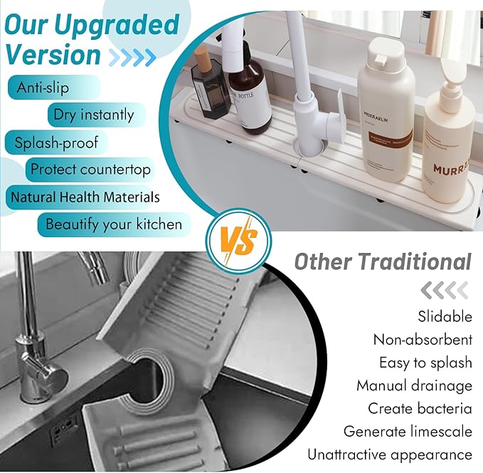Faucet Mat for Kitchen Sink