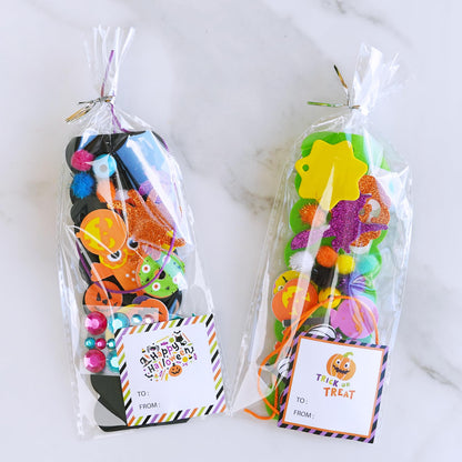 Winlyn 36 Sets Halloween Crafts Kits Holiday Fall Kids Crafts DIY Halloween Bookmarks Ornaments Art Sets Bats Monster Ghost Foam Stickers Arts and Crafts for Kids Classroom Activities Party Favors