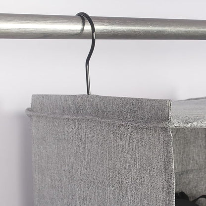 Hanging Closet Organizer, Easy Mount Collapsible 3-Shelf Camper Closet Wardrobe