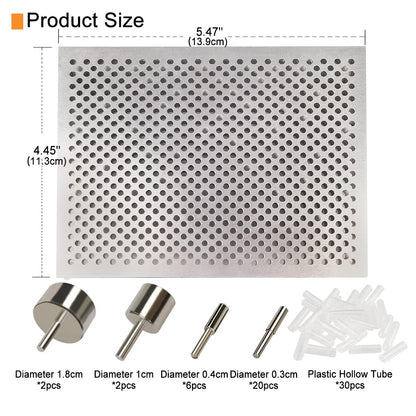 The hobbyworker Wire Bending Jig,Includes 30 Metal pegs for Jewelry Making Tools and Wire Wrapping Supplies