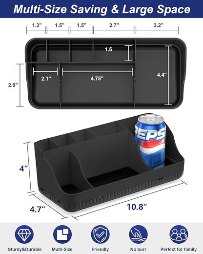 Bathroom Counter Organizer and Storage, 7 Slots Detachable Toothbrush Holders