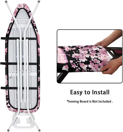 Sprowallow Axolotl Cherry Blossom Ironing Board Cover and Pad