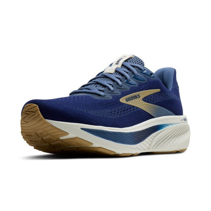 Brooks Men’s Ghost 17 Neutral Running Shoe - Beacon Blue/Moonlight/Starfish - 8.5 Medium