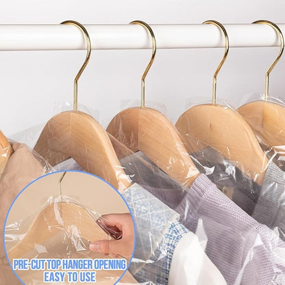 97 Pack Dry Cleaner Bags, Garment Bags